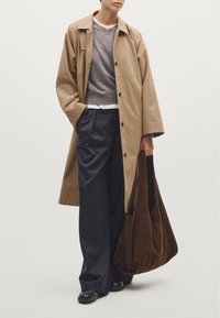 Massimo Dutti SPLIT - Handbag - light brown