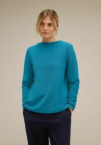 Street One Strickpullover - blau