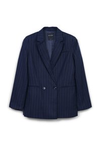 DOPPIOPETTO GESSATA - Manteau court - var blu notte