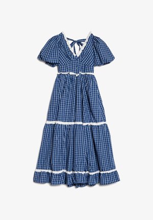 Sister Jane, CELESTE CHECK MAXI DRESS - Maxikjoler - blue
