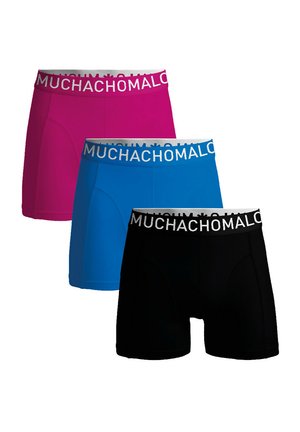 3-PACK  - Úzke boxerky - black blue pink