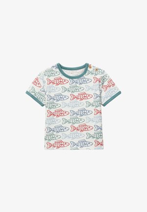 Monoprix, T-shirt imprimé - ecru
