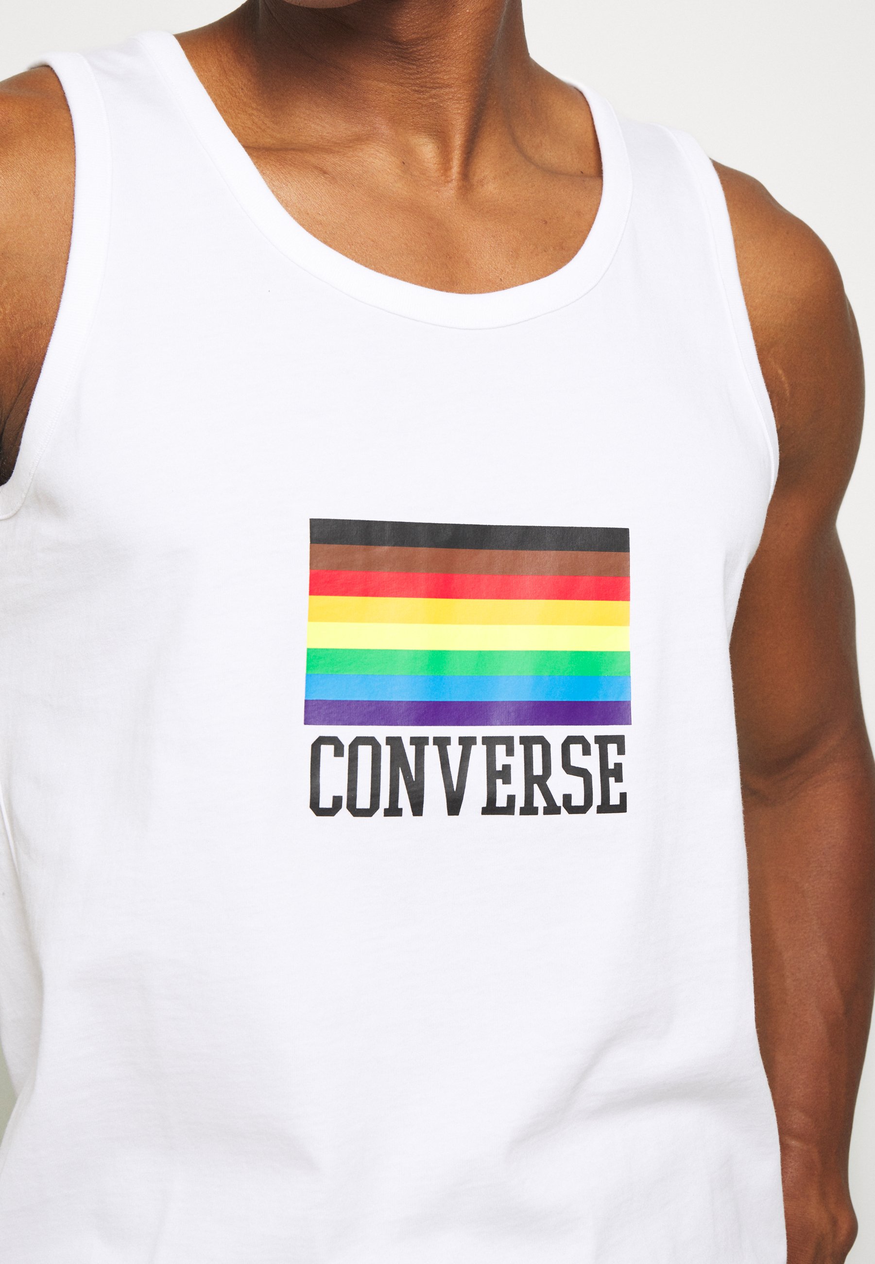 Converse CONVERSE PRIDE FLAG TANK - Top - white/weiß - Zalando.ch