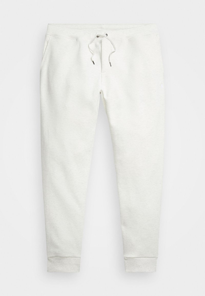 Ανοιχτό γκρι φόρμες με κορδόνι στη μέση, πλάγιες τσέπες και ριμπ στα μπατζάκια. Μαλακή υφή και ελαφρώς μεικτό μοτίβο σε όλη την επιφάνεια.