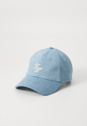 EMBROIDERED - Cap - blue denim