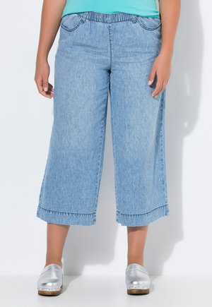 WEITES ELASTIKBUND - Jeans Straight Leg - bleached denim