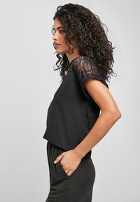Urban Classics Print T-shirt - schwarz