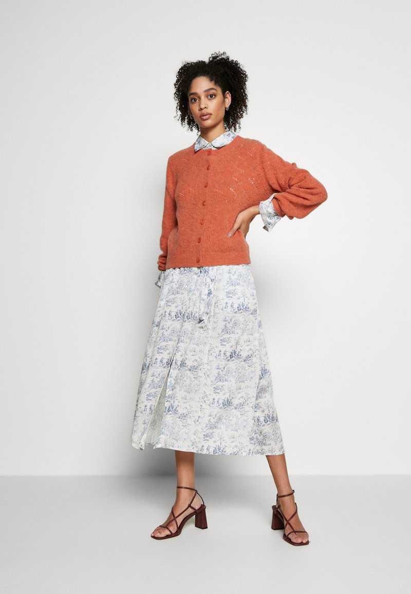 Cream Margot Dress Shirt Dress Blue Toile De Jouy Light Blue Zalando Co Uk