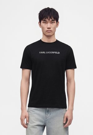 KARL LAGERFELD, T-shirts print - black