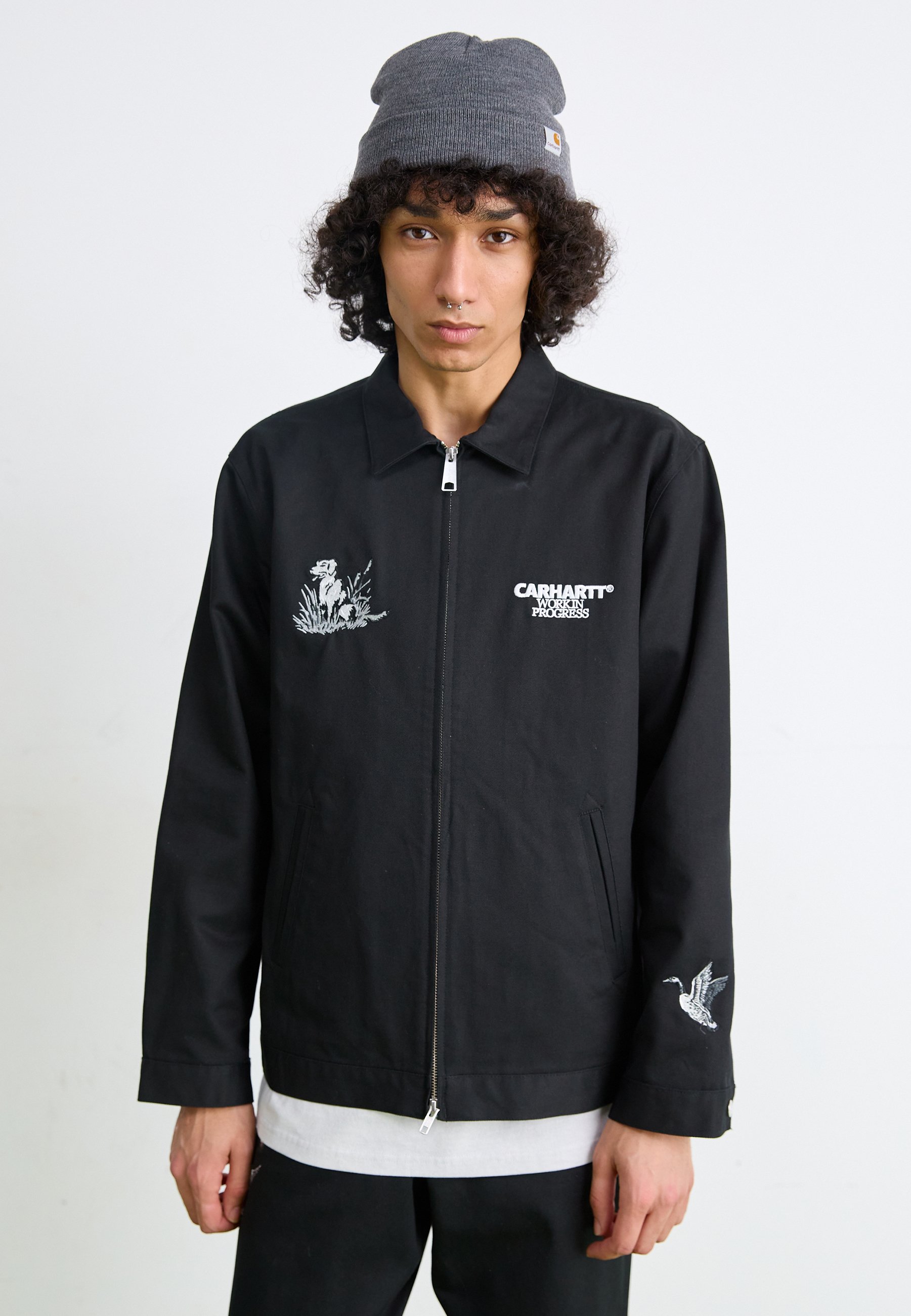 Carhartt WIP DUCKS JACKET - Summer jacket - black - Zalando