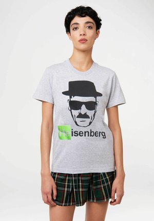 HEISENBERG - Print T-shirt - grau meliert