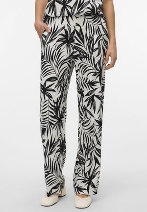 Vero Moda, VMEASY JOY HW WIDE PANTS WVN GA - Pantalones - snow white