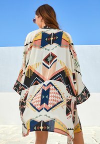 Next AZTEC PRINT LONGLINE KIMONO - Poncho - monochrome