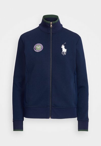 Polo Ralph Lauren WIMBLEDON BALLPERSON FULL ZIP JACKET - Jaka ar rāvējslēdzēju - navy/white