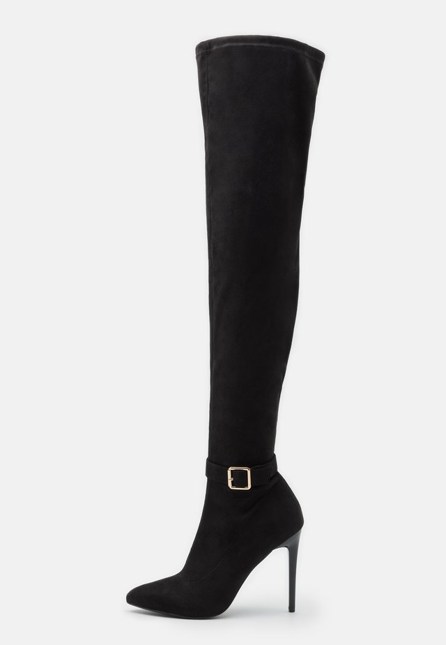 High-Heel Laarzen - Flexibele Comfort en Stijlvolle Blokhak main image 1