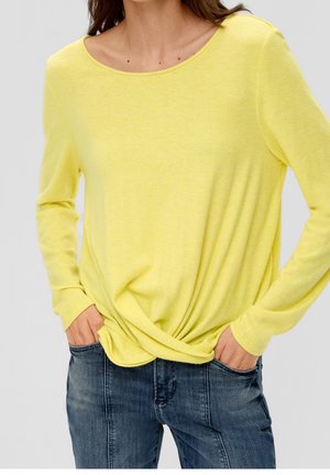 Trui - mottled yellow