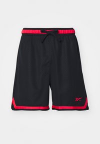 BASKETBALL TRANSITION - Kurze Sporthose - black/energy red