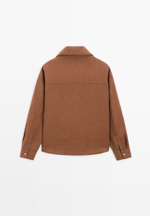 Massimo Dutti, Košilová halenka  - brown