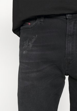 D-ISTORT-X - Skinny džíny - black denim