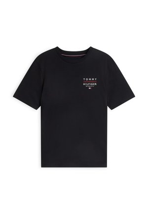 Tommy Hilfiger, BRAND LOVE LEFT CHEST TEE - T-shirt basique - black