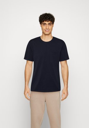 ONSROY REG SLUB POCKET TEE - T-shirt basic - dark navy