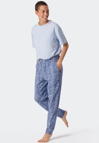 Schiesser MIX RELAX LANG - Pyjamahousut/-shortsit - purple