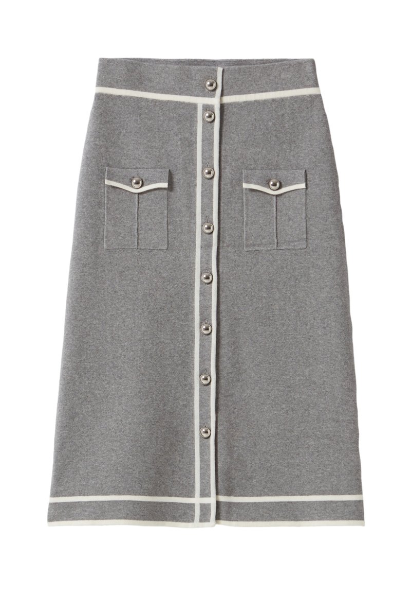 CLAUDIE PIERLOT A-lijn rok grijs