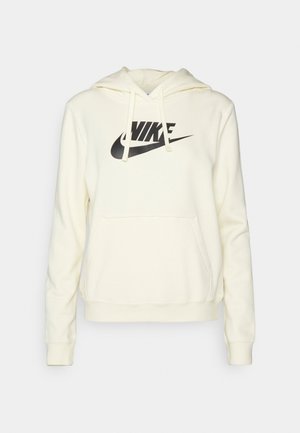 Nike Sportswear W NSW CLUB FLC GX PO HDY STD - Kapuzenpullover - coconut milk/black