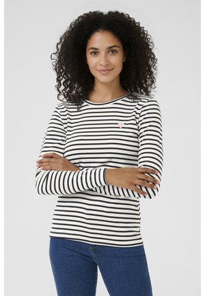 Kaffe LIDDY T-SHIRT - Longsleeve - chalk