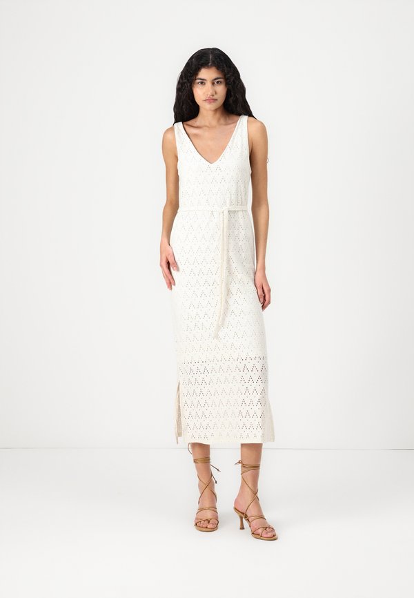 VIAMALINA V NECK MIDI DRESS - Day dress - birch3