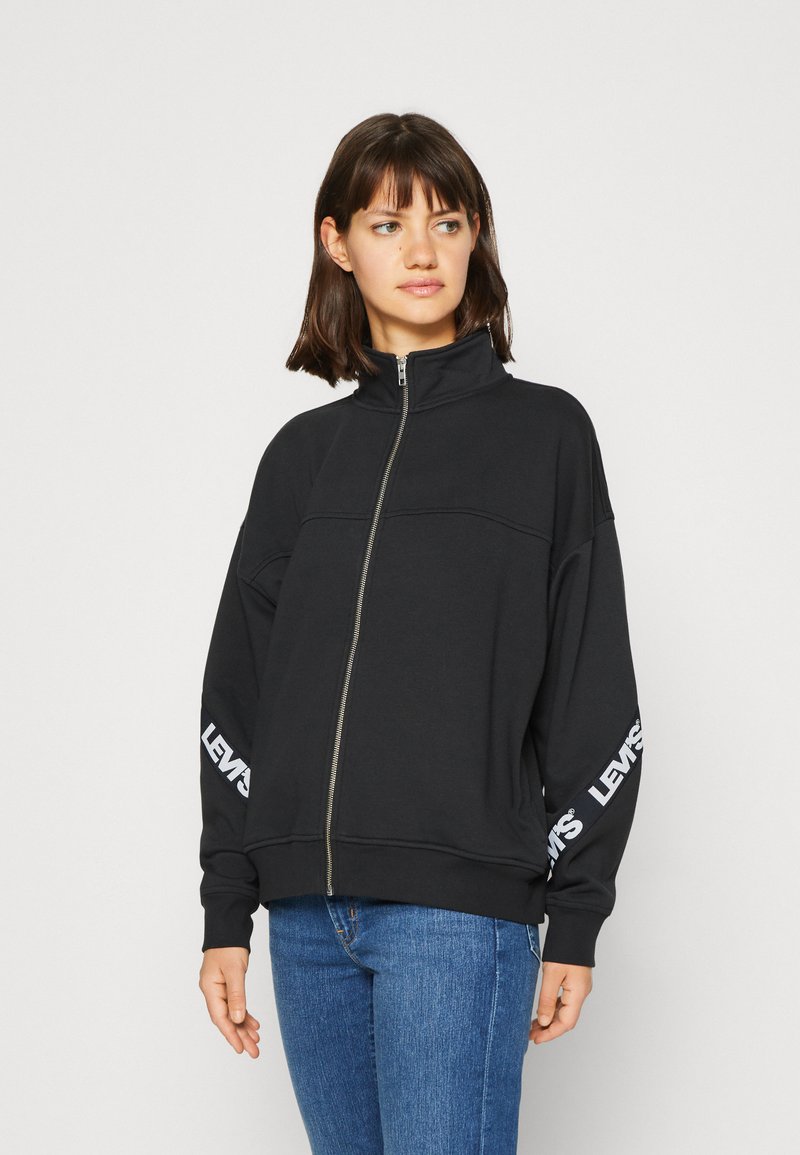 Levi's® TAPED FLEX ZIP - Sweat zippé - black/noir - ZALANDO.CH