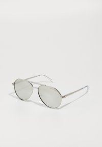 Michael Kors BRENTWOOD - Päikeseprillid - matte silver-coloured