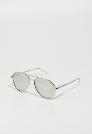 BRENTWOOD - Sunglasses - matte silver-coloured