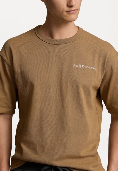 Polo Ralph Lauren RELAXED FIT LOGO JERSEY T-SHIRT - Základné tričko - rustic tan