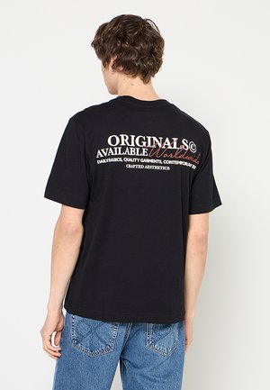 Jack & Jones, Backprintet - T-shirt print - black