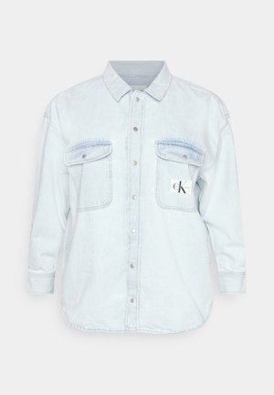 SHIRT JACKET PLUS - Giacca leggera - denim light