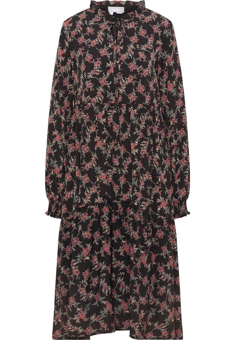 usha Jurk zwart usha Jurk zwart