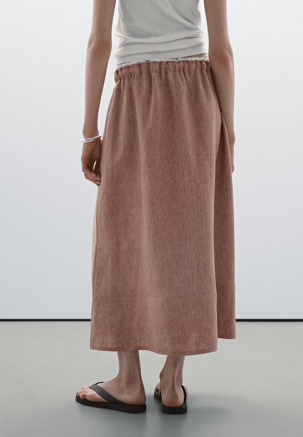 WITH ELASTIC DETAIL - A-line skirt3