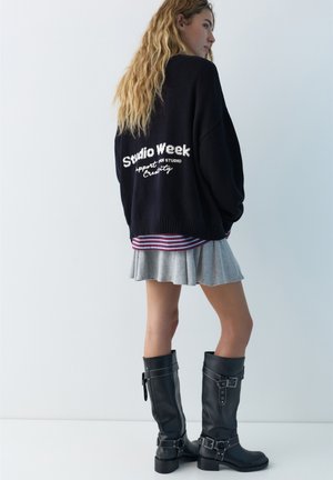 PULL&BEAR Pullover - dark blue