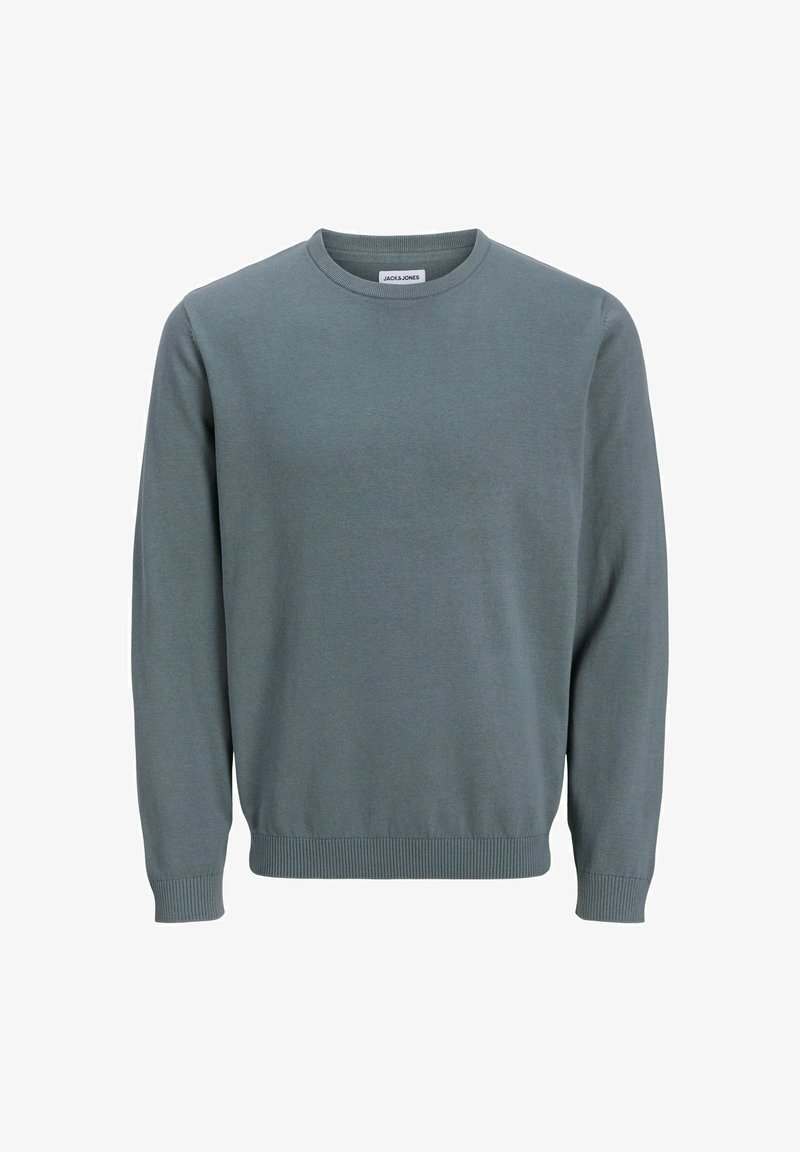 Jack & Jones JJEBASIC CREW NECK NOOS - Strickpullover - stormy weather