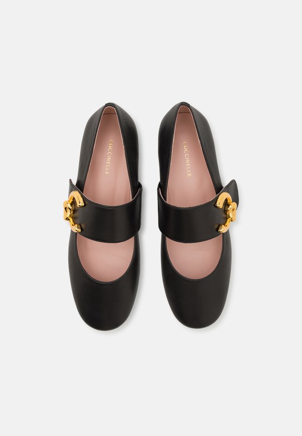 C-ME SMOOTH - Ankle strap ballet pumps - noir3