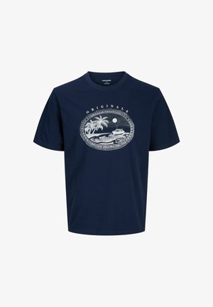 Jack & Jones, T- - Μπλουζάκι με στάμπα - navy blazer