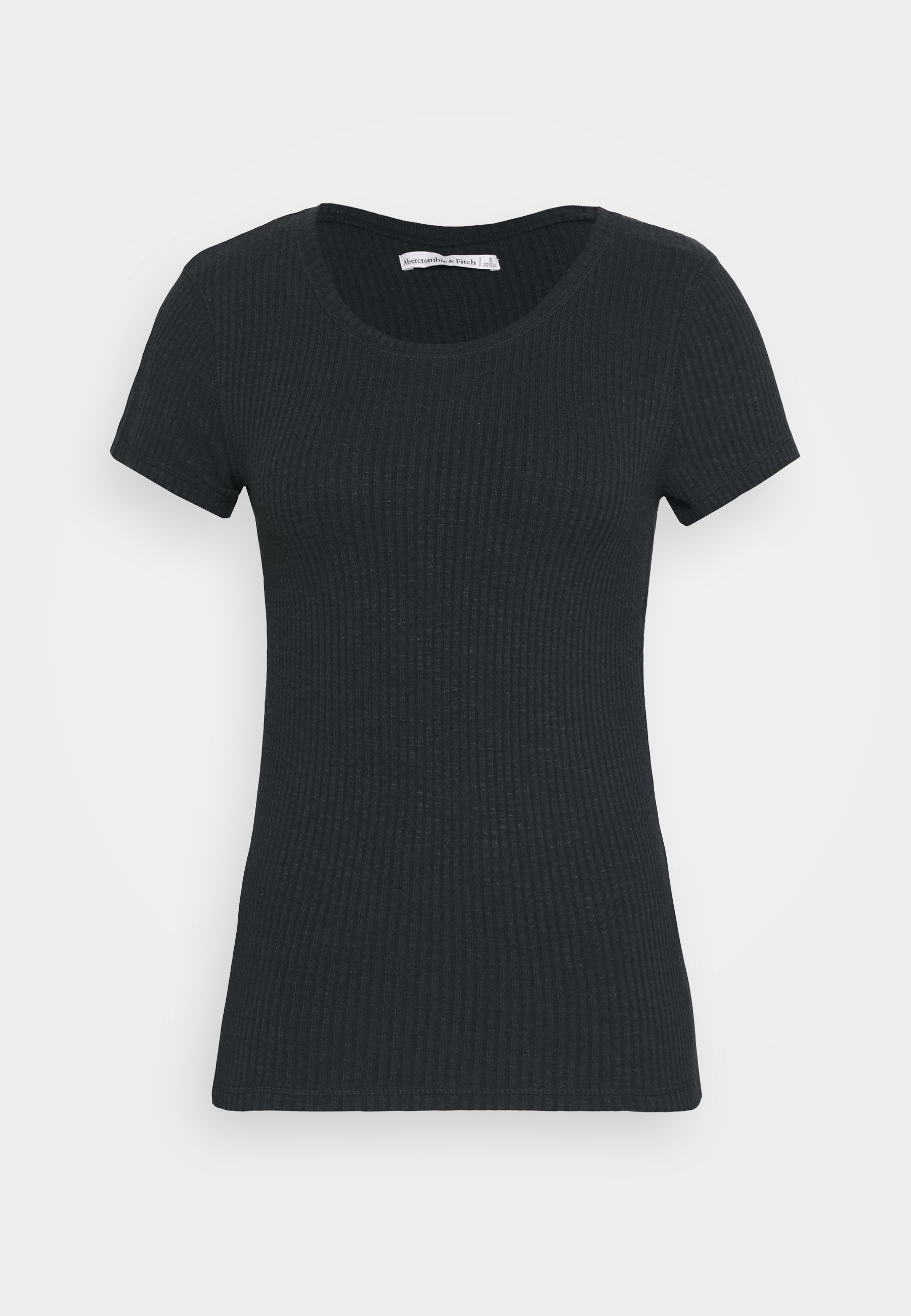 Abercrombie & Fitch SLIM TEE T shirts black Zalando.no Abercrombie & Fitch SLIM TEE - T-shirts - black