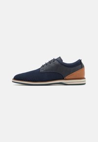 Friboo - LEATHER - Casual lace-ups - dark blue Thumbnail Image 1