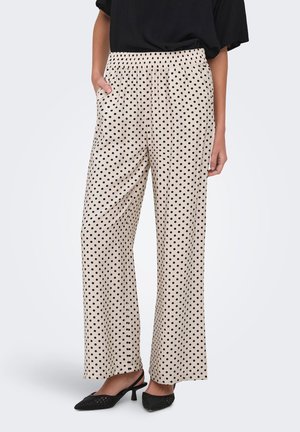 JDY, JDYTROYA Slim Straight Fit - Nohavice - pumice stone