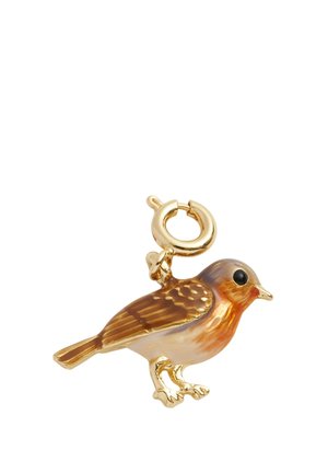 ENAMEL ROBIN - Pendant - brown red