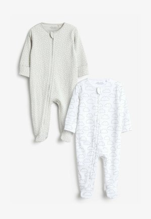 2 PACK ZIP - Sleep suit - grey