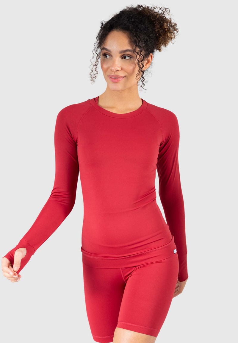 Smilodox LONGSLEEVE LORIE - Langærmet T-shirt - rot
