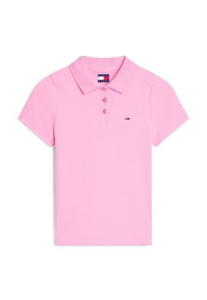 Tommy Jeans, SLIM - Polosärk - pink daisy