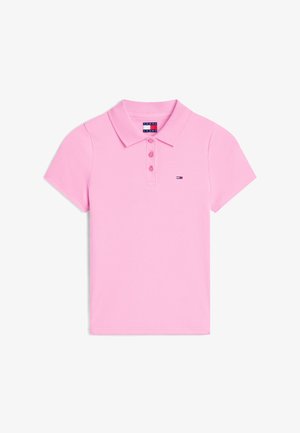 Tommy Jeans, SLIM - Polosärk - pink daisy